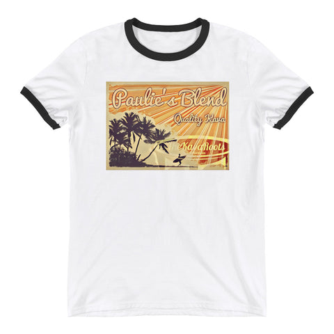 Paulies Kava Blend Ringer T-Shirt - The Kava Roots  - Kava The Kava Roots - thekavaroots.com The Kava Roots - thekavaroots